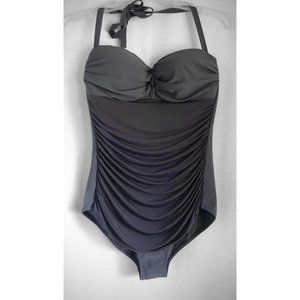 Heidi Klein Ruched Bandeau One-piece Swimsuit
